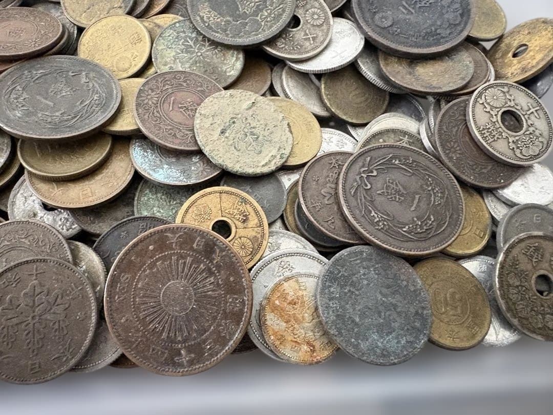 古銭まとめ　　1375g
