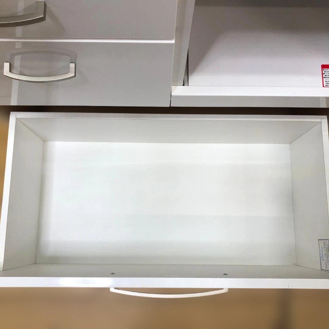 ニトリ COPAIN 80KB WH 食器棚 キッチンボード 260207-8