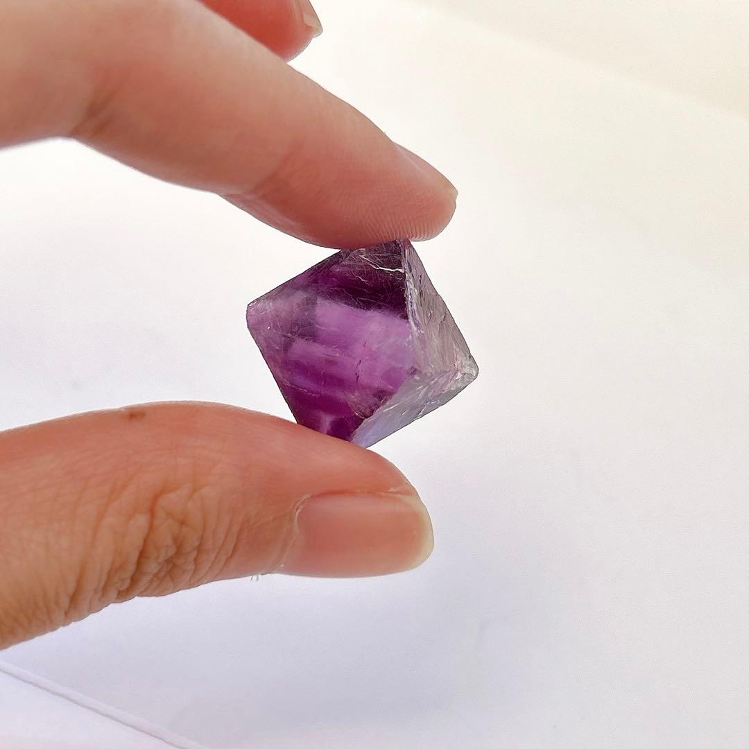 フローライト　イリノイ産　蛍石　鉱物【P4】