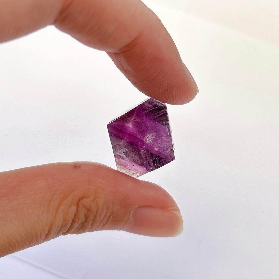 フローライト　イリノイ産　蛍石　鉱物【P4】