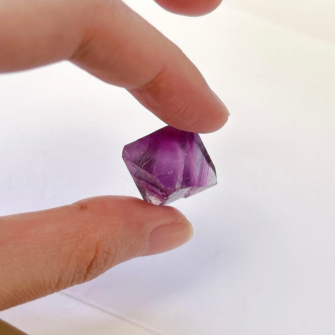 フローライト　イリノイ産　蛍石　鉱物【P4】