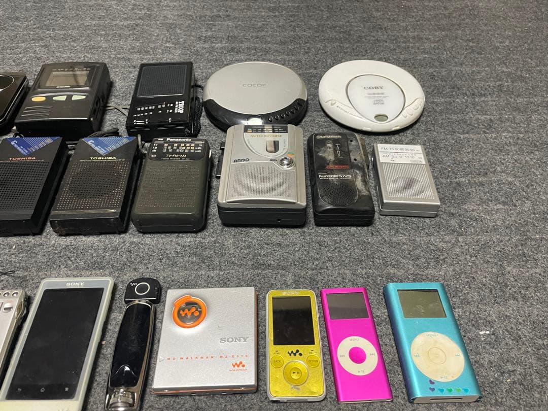 CD、テープ、MD ウォークマン 全22台　まとめ売り　ジャンク品