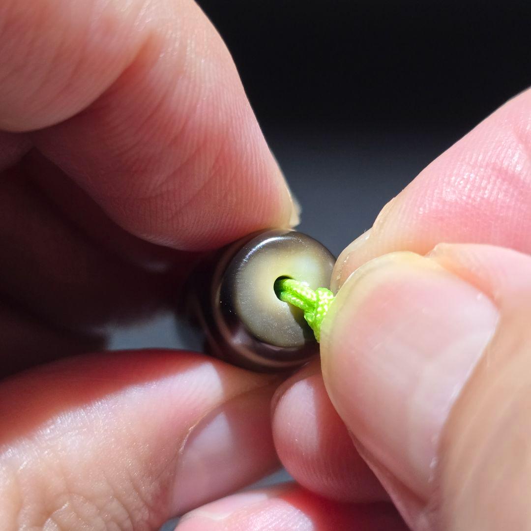 9 老礦天珠　特殊三眼天珠　天珠　天然石　風水　御守り　ブレスレット　ネックレス