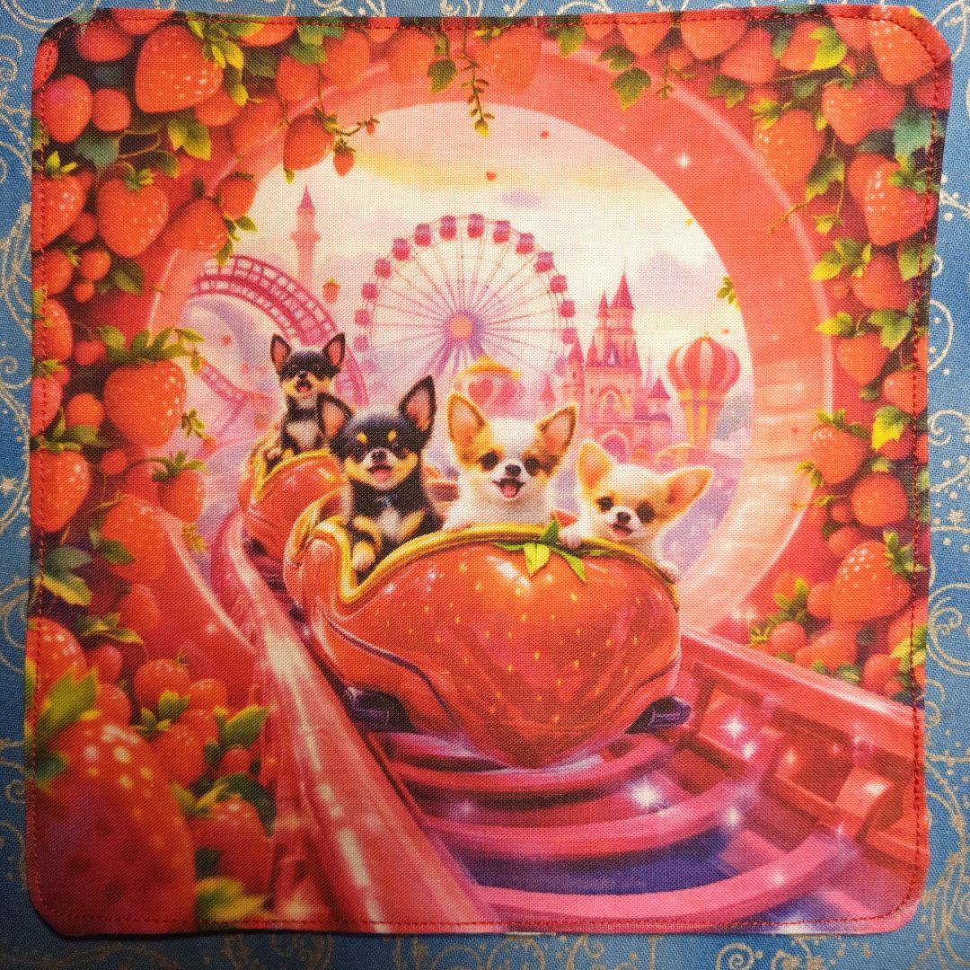 あしべ☆　ハンカチ　ワンコさん柄 18枚