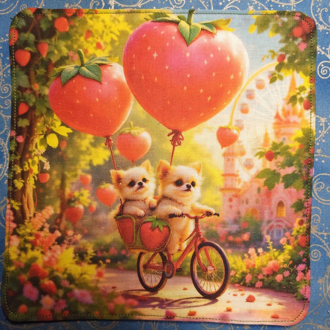 あしべ☆　ハンカチ　ワンコさん柄 18枚