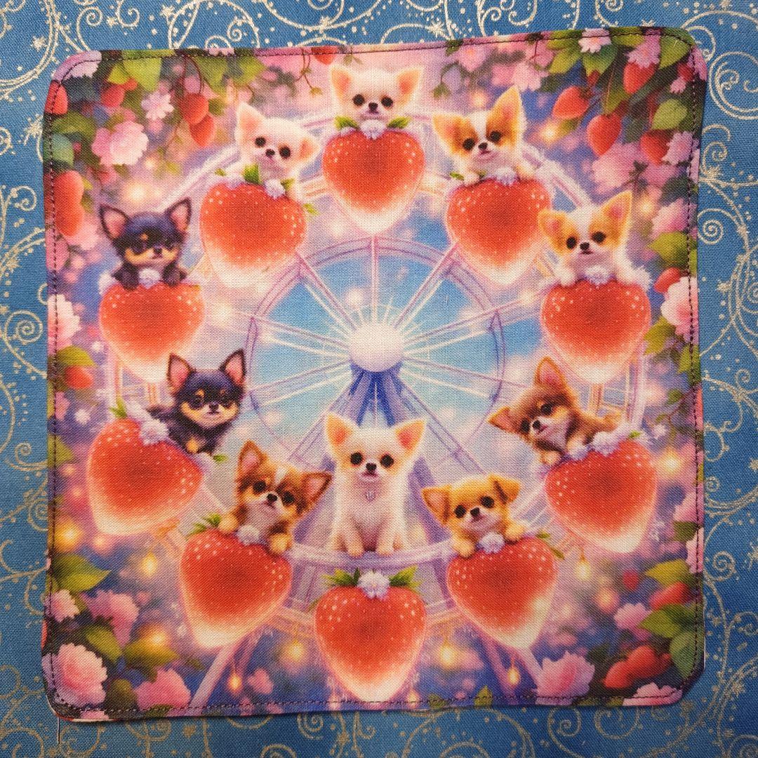 あしべ☆　ハンカチ　ワンコさん柄 18枚