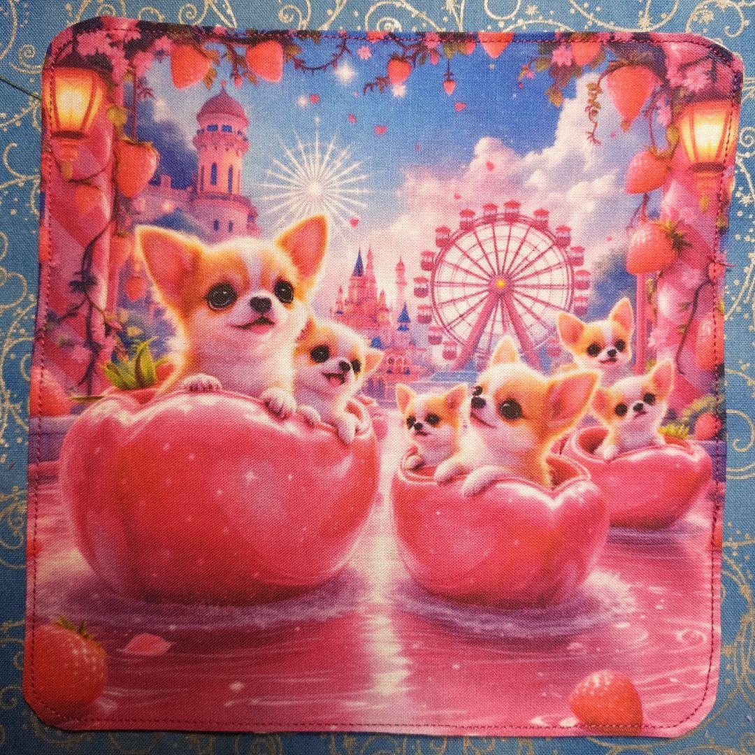 あしべ☆　ハンカチ　ワンコさん柄 18枚