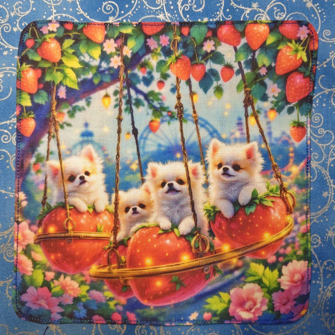 あしべ☆　ハンカチ　ワンコさん柄 18枚