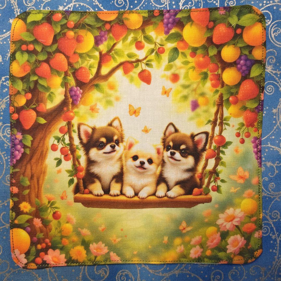 あしべ☆　ハンカチ　ワンコさん柄 18枚