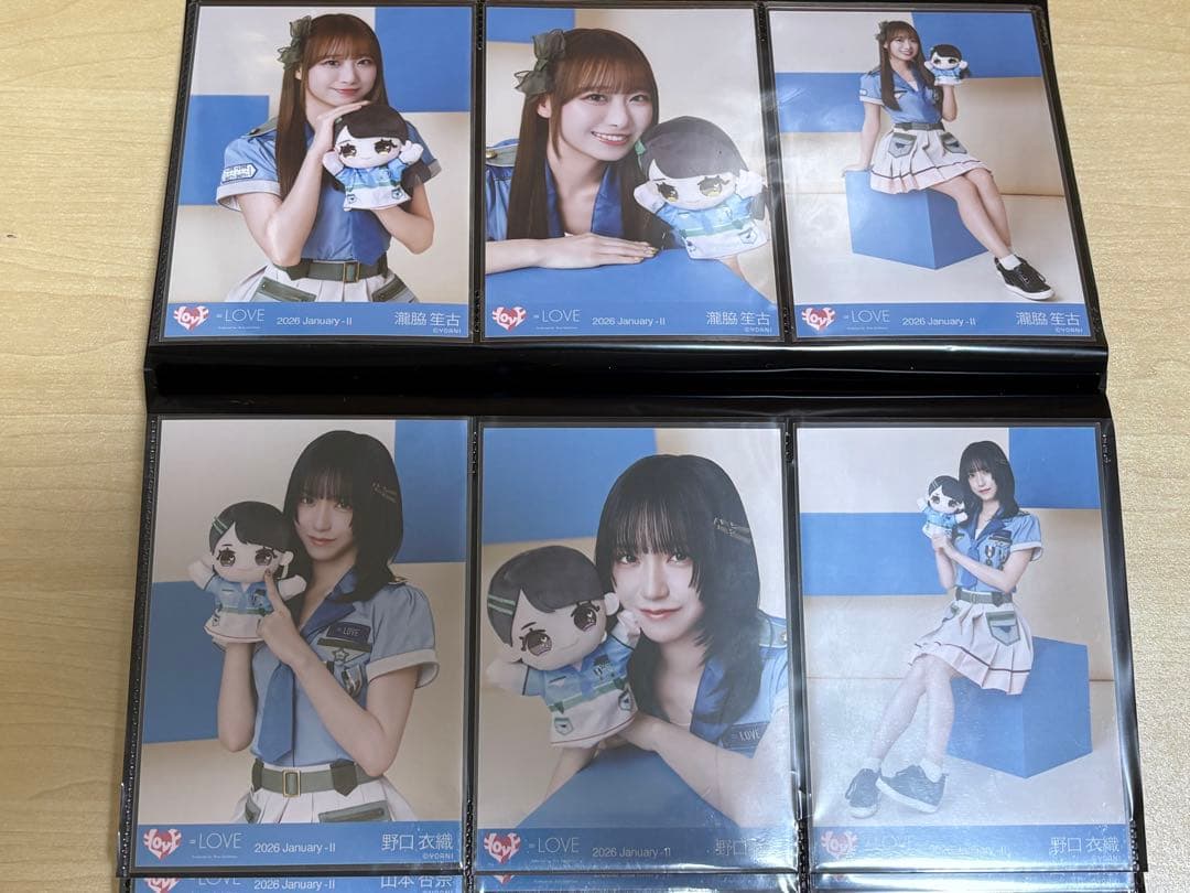 ＝LOVE イコラブ 生写真 ポロシャツ モーリーファンタジーコラボ フルコンプ