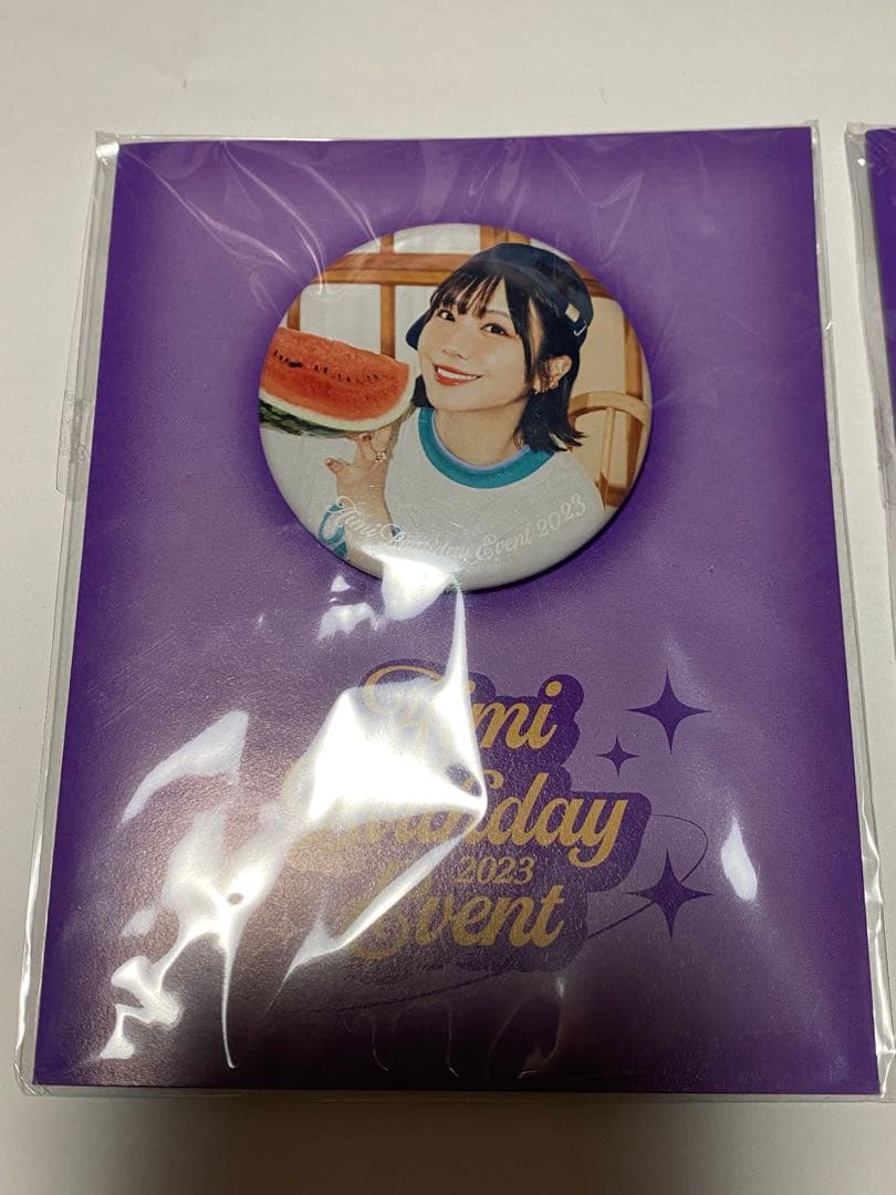 新品　愛美　バースデーイベント2023 缶バッジ&ブロマイド 4点セット