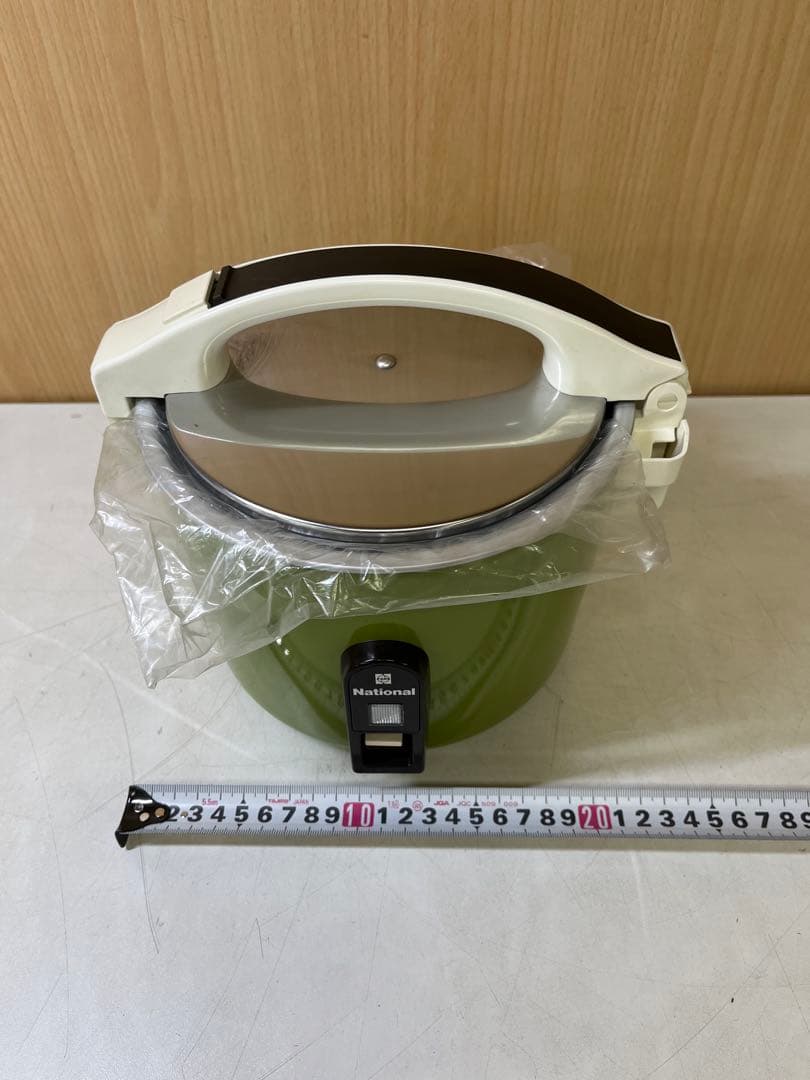 G457 未使用 National グリーン炊飯器 SR-3060 レトロ