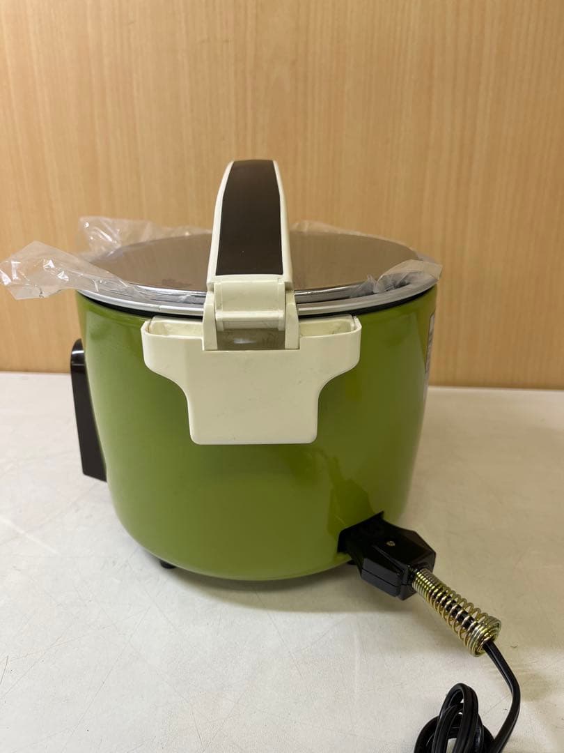 G457 未使用 National グリーン炊飯器 SR-3060 レトロ