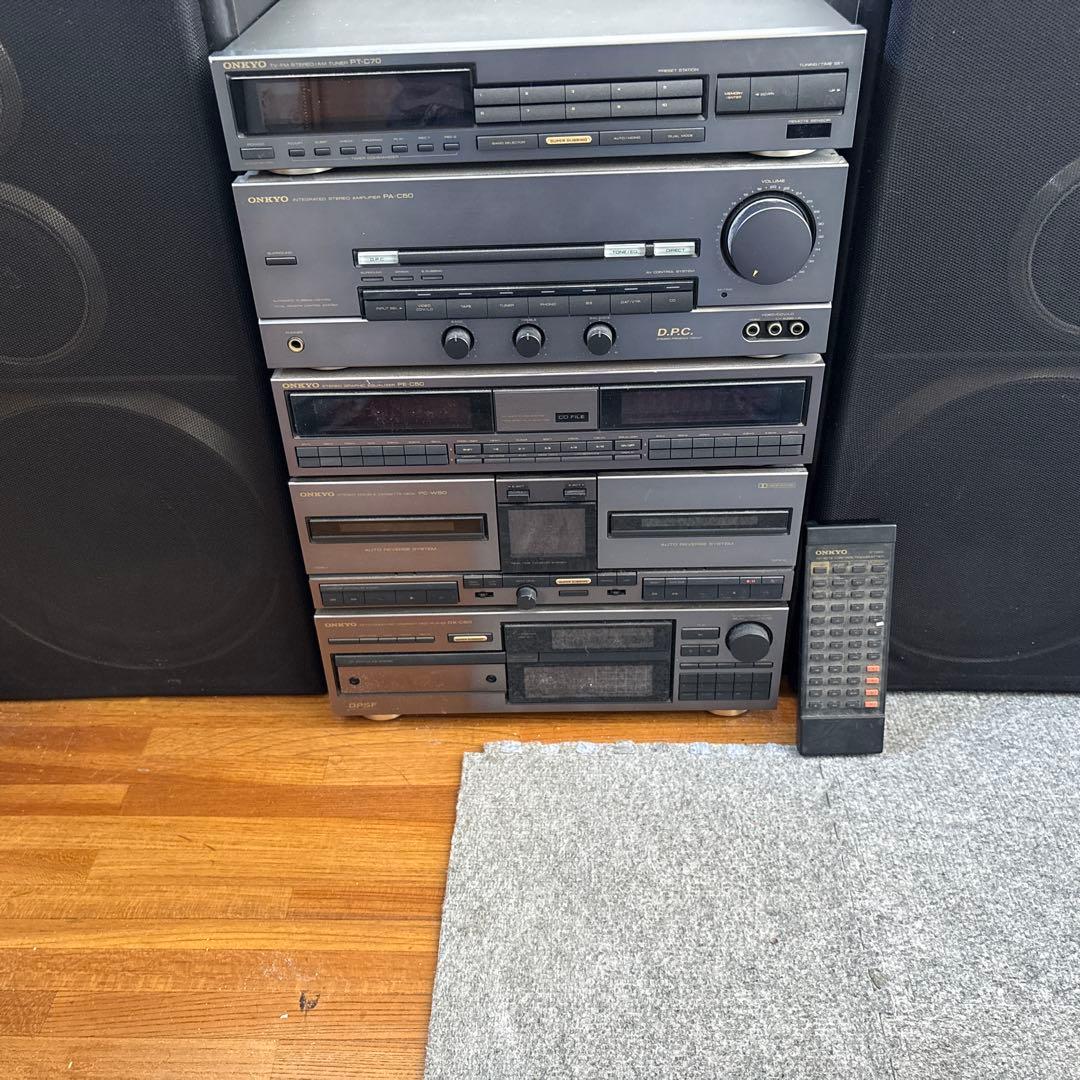 高級ビンテージRadian ONKYO バブルコンポ一式！早い者勝ち