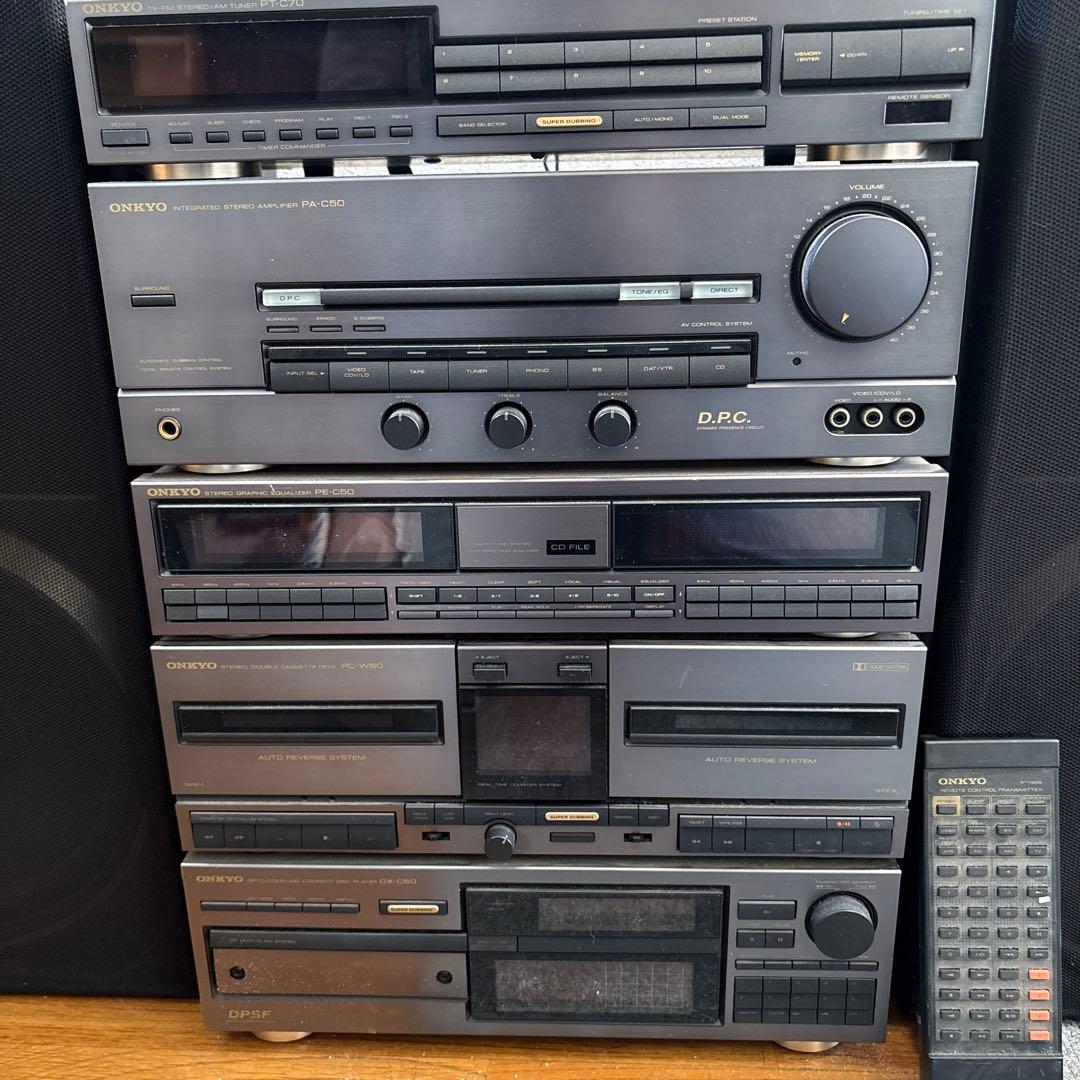 高級ビンテージRadian ONKYO バブルコンポ一式！早い者勝ち