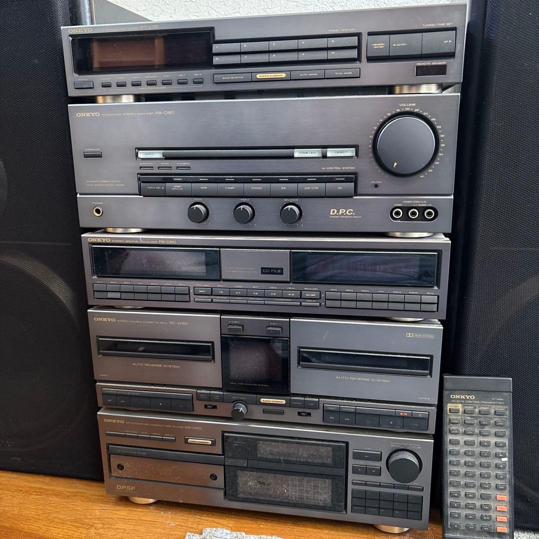 高級ビンテージRadian ONKYO バブルコンポ一式！早い者勝ち