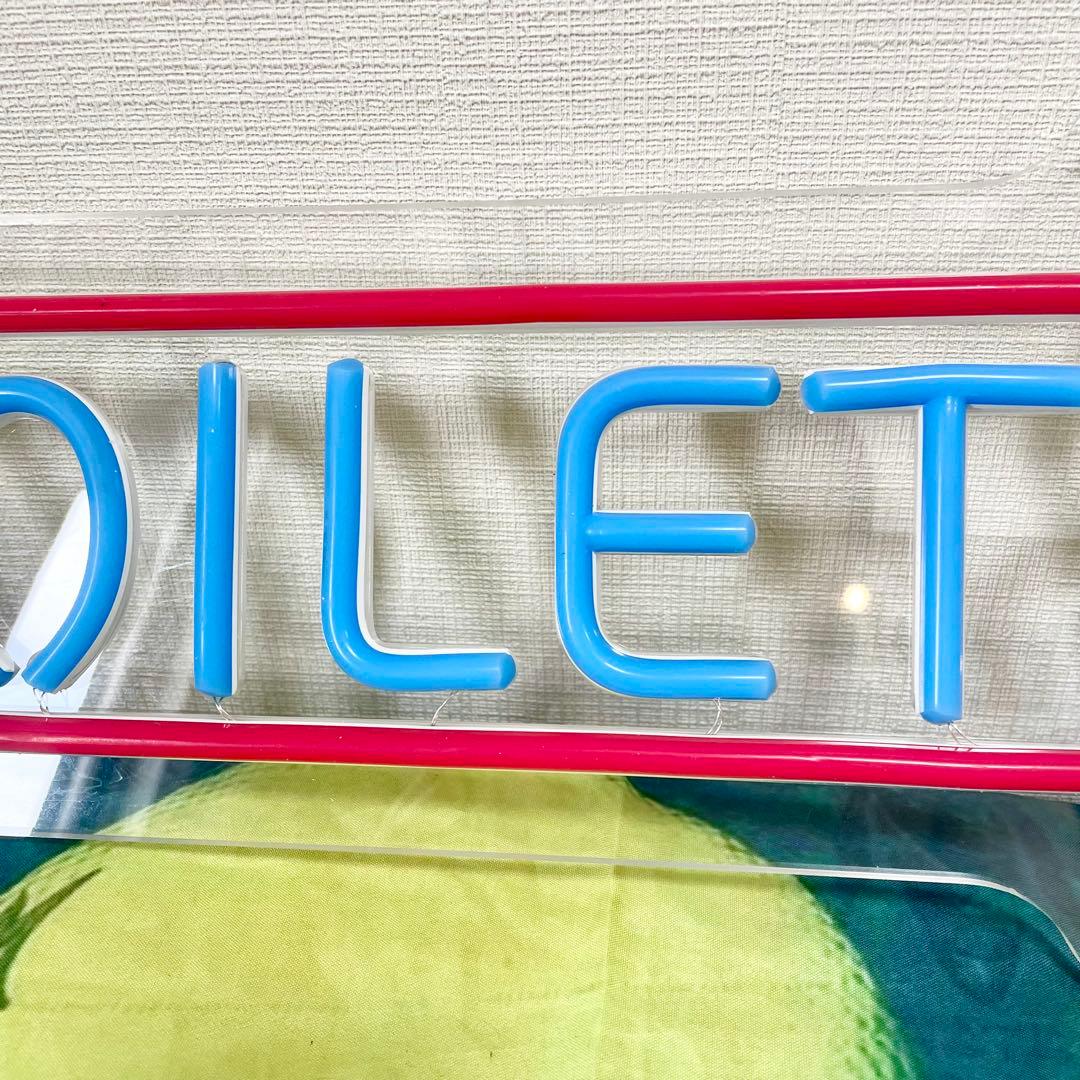 TOILETS ネオンサイン LED 看板 トイレ ネオン管 ネオン看板