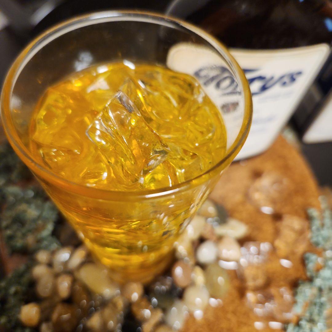 トリス　ヴィンテージ瓶　エラーラベル レジンアート