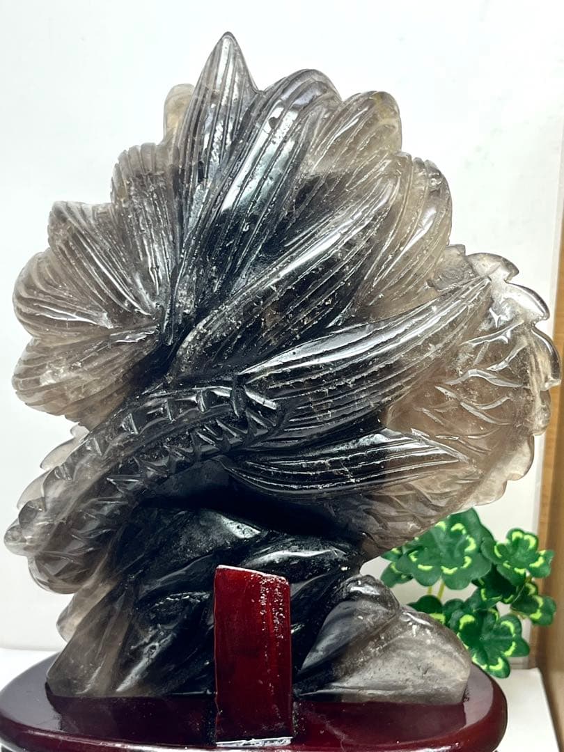 天然石　極上1点物　スモーキークォーツ　グラデーション　龍神様　⭐️2175