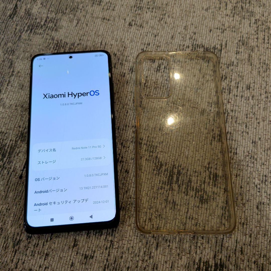 スマートフォン本体 Xiaomi Redmi Note 11 Pro 5G 128GB