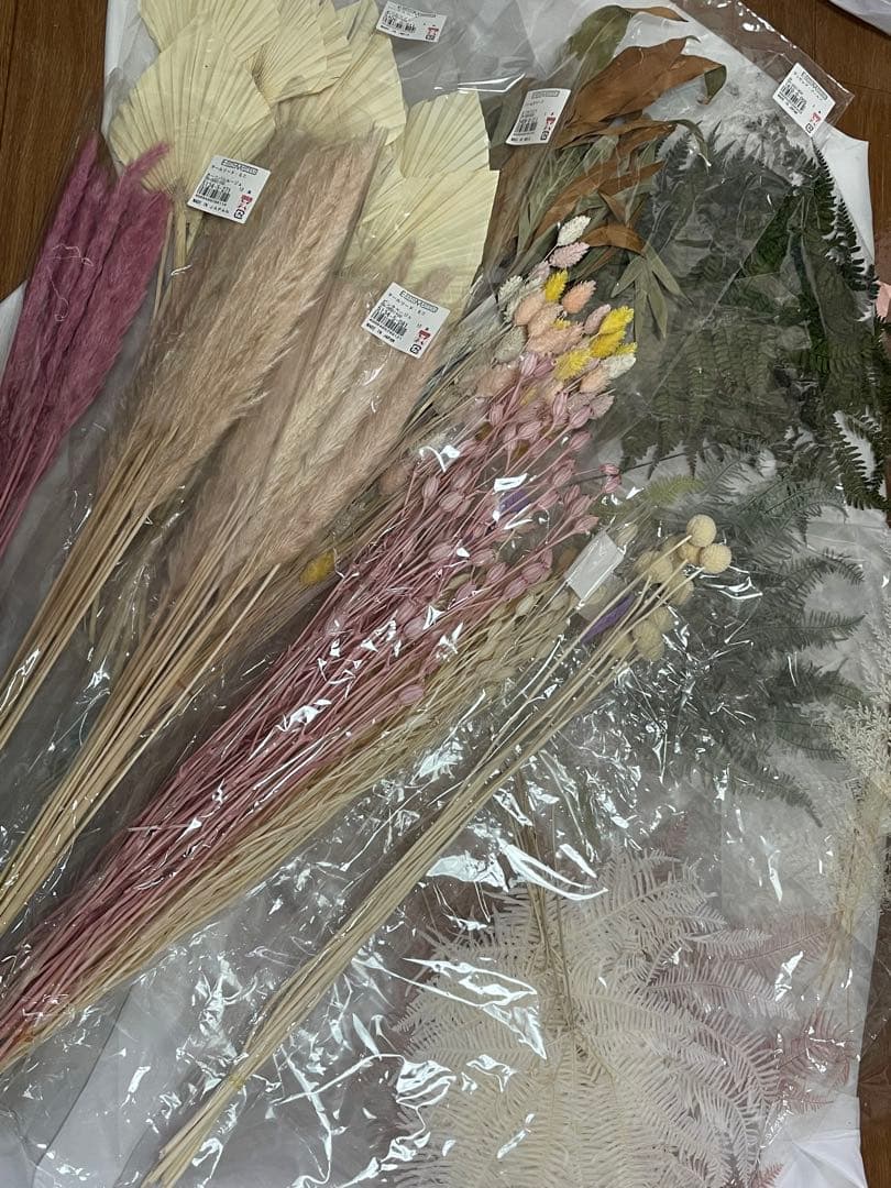 プリザーブドフラワー　花材ドライフラワーアレンジメント