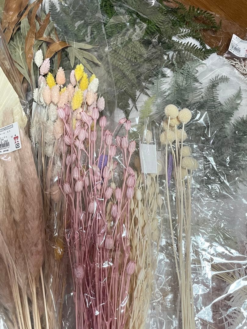 プリザーブドフラワー　花材ドライフラワーアレンジメント