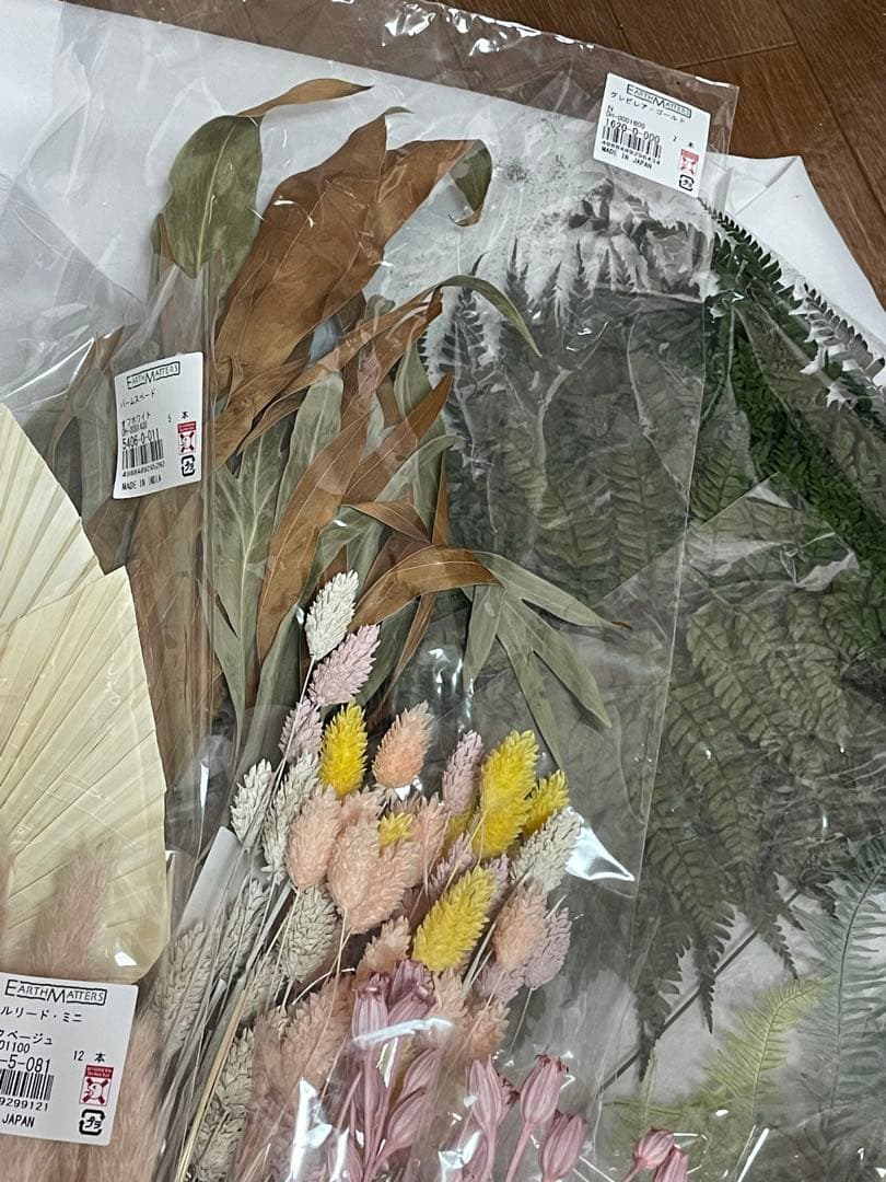 プリザーブドフラワー　花材ドライフラワーアレンジメント