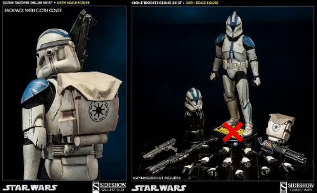 サイドショウ 1/6 クローントルーパー 501大隊＆212大隊 DX版セット