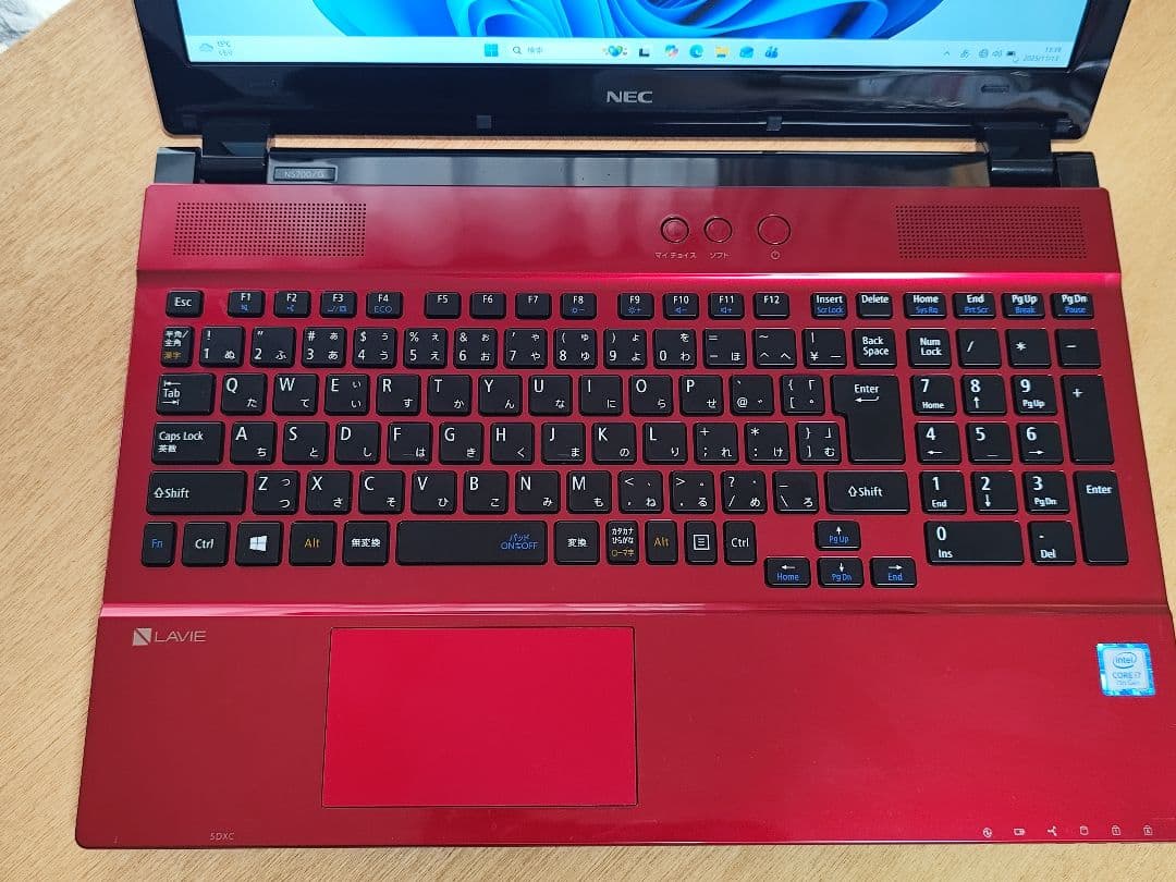 NEC ノート PC-NS700GAR-E3 Win11　Office付き i7