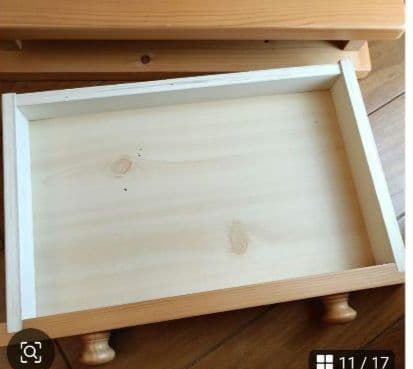 木製 3面鏡 ドレッサー　大きめ　高さ50㌢程　カントリーナチュラル