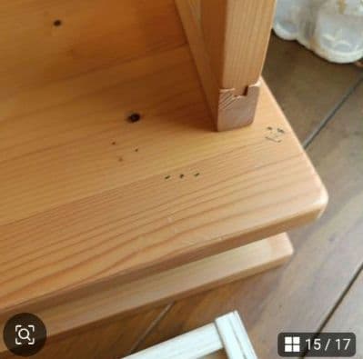 木製 3面鏡 ドレッサー　大きめ　高さ50㌢程　カントリーナチュラル