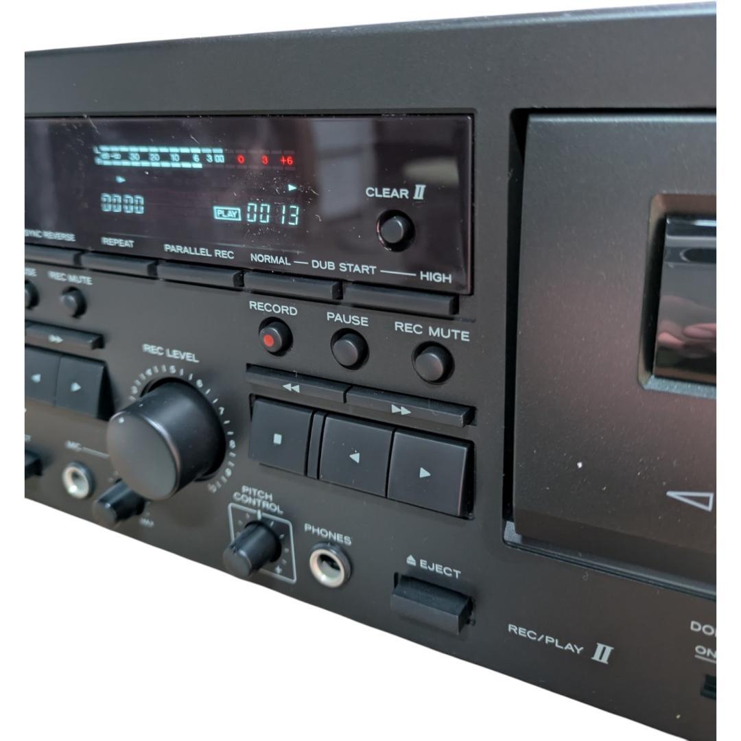 TEAC カセットデッキ ダブルオートリバース ブラック W-890R-B