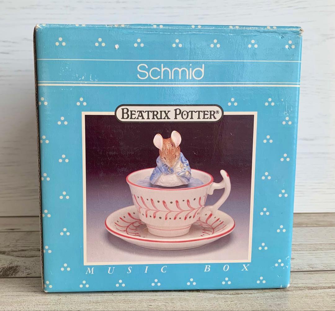 グロースターの仕立て屋 ティーカップオルゴール 紳士ねずみ ピーターラビット