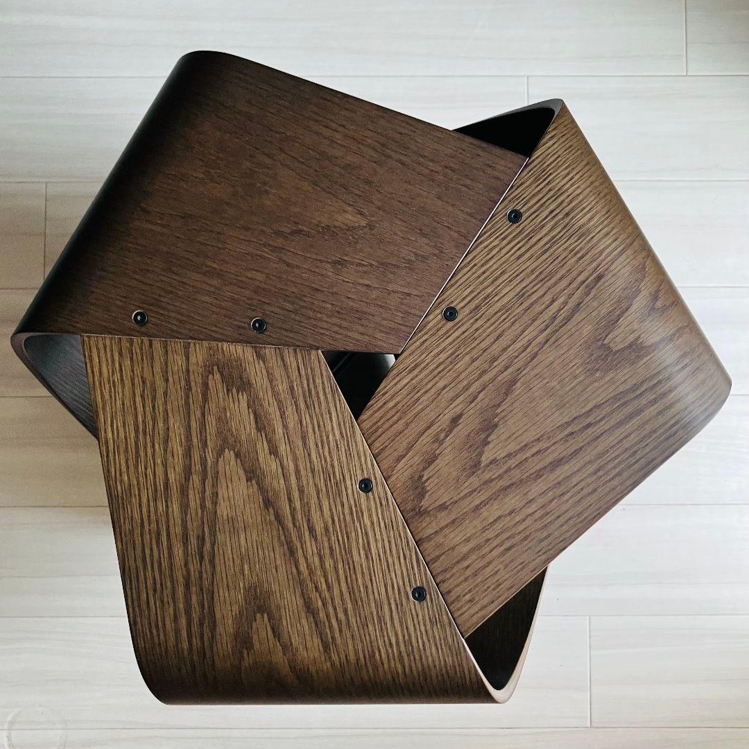 美品 マッシュルームスツール ナラ 天童木工