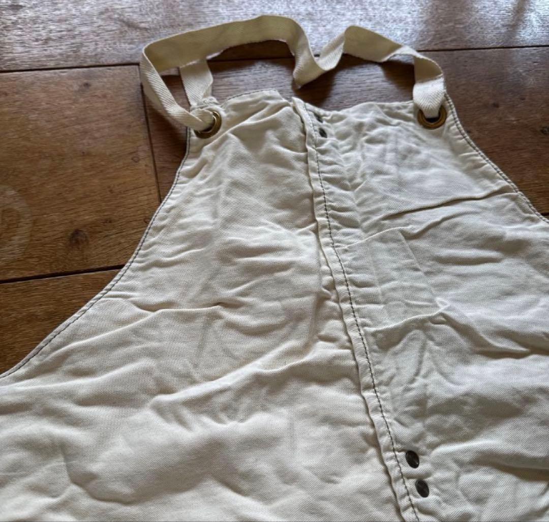 suolo スオーロ　グリズリーエプロン　コーデュロイ　オリーブ