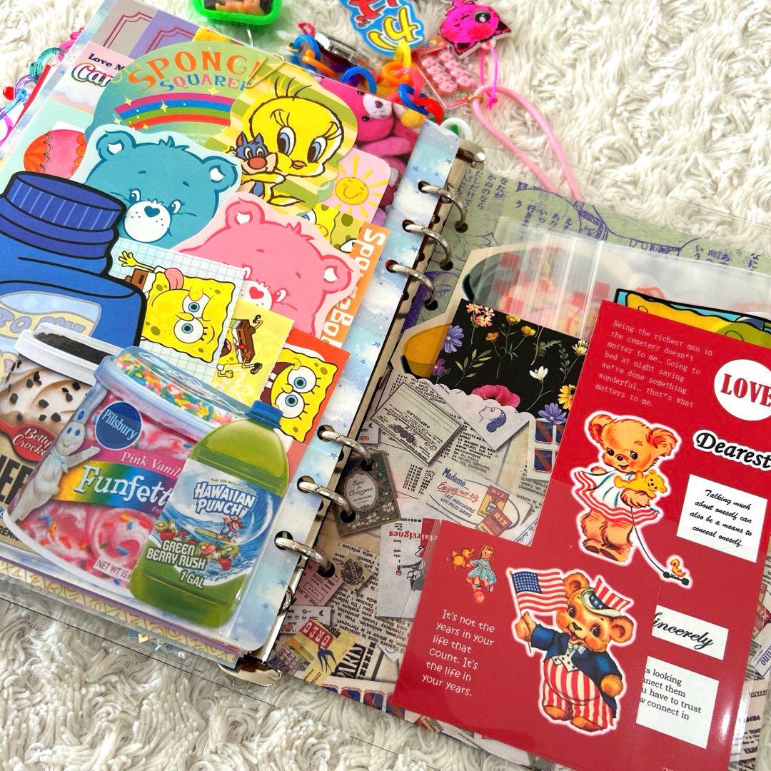 1045 おすそ分けファイル　A5クリアバインダー おもちゃ箱『特大号』