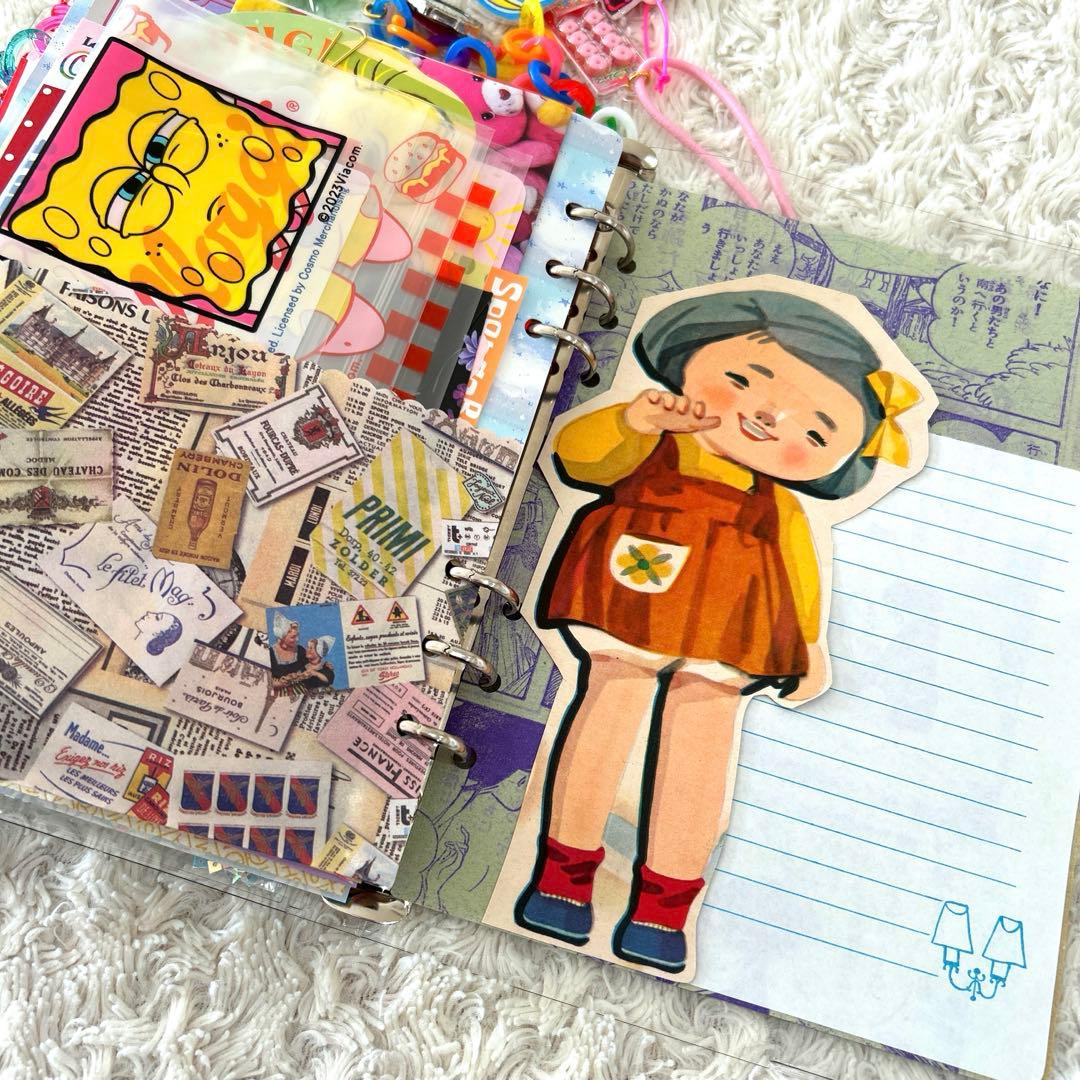 1045 おすそ分けファイル　A5クリアバインダー おもちゃ箱『特大号』