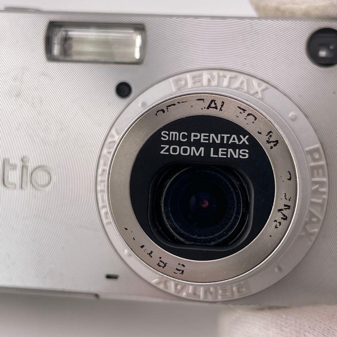 実写美⭕️【動作確認済】PENTAX OPTIO S デジタルカメラ シルバー