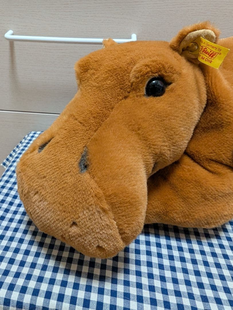 Steiff シュタイフ カバ Hippie ぬいぐるみ 約40cm