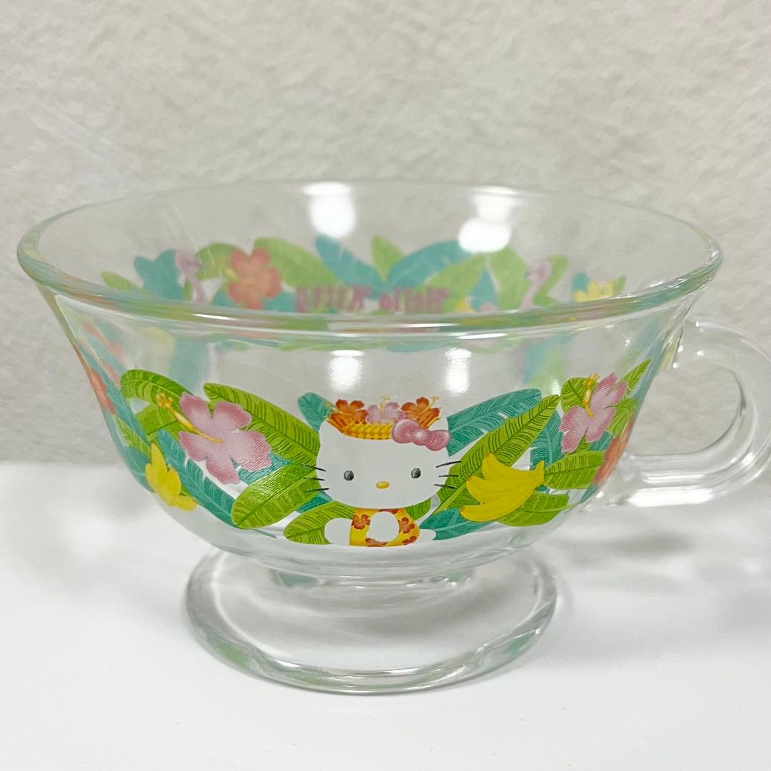 ハローキティ　デザートグラス　トロピカル