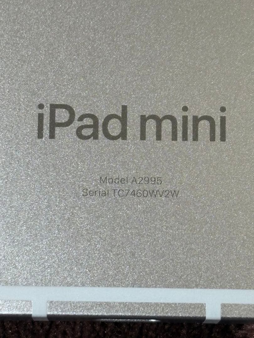 iPad mini A17Pro WiFi+Cellular ブルー