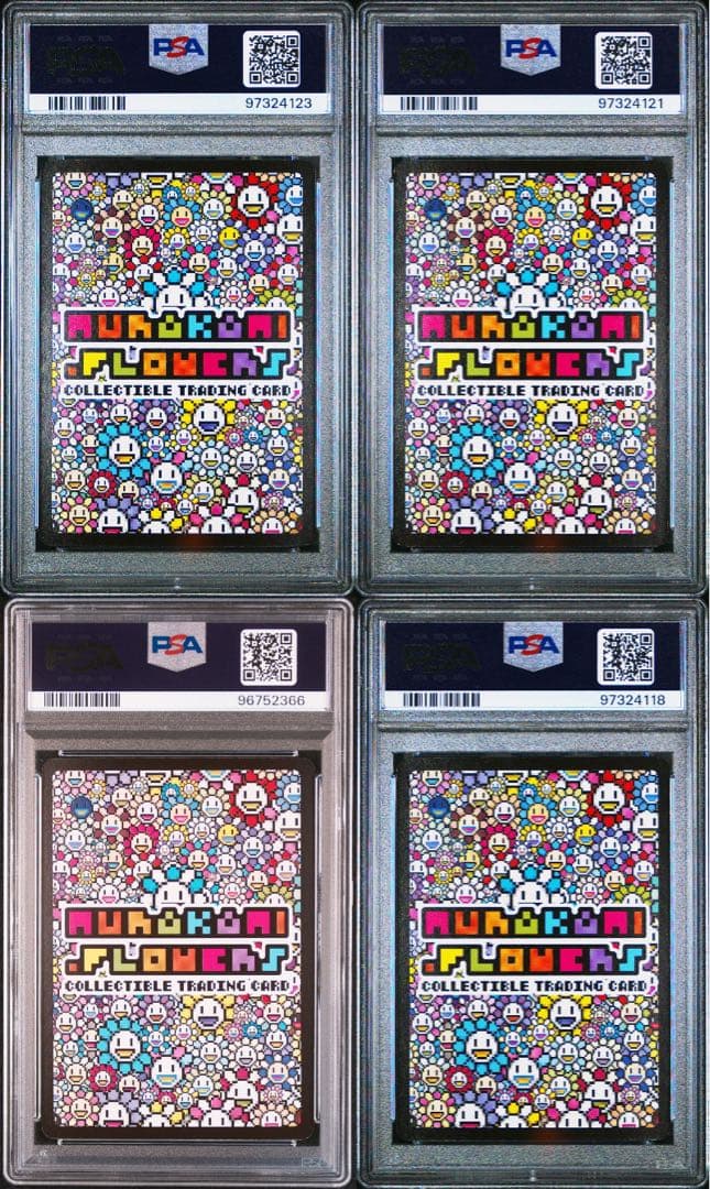 PSA9　PSA　108フラワーズ　初代　村上隆　ネオン　コンプリート　UR