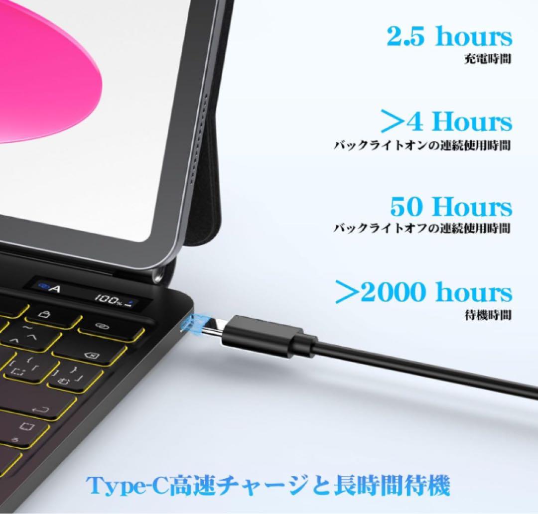 マジックキーボード スマートキーボード アイパッド 10.11世代 磁気吸着
