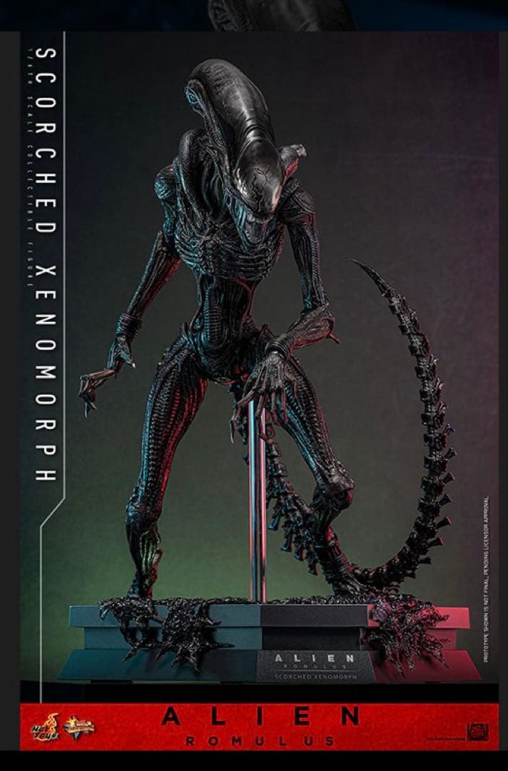 【新品】 ホットトイズ/エイリアン：ロムルス』スコーチド・ゼノモーフ 1/6