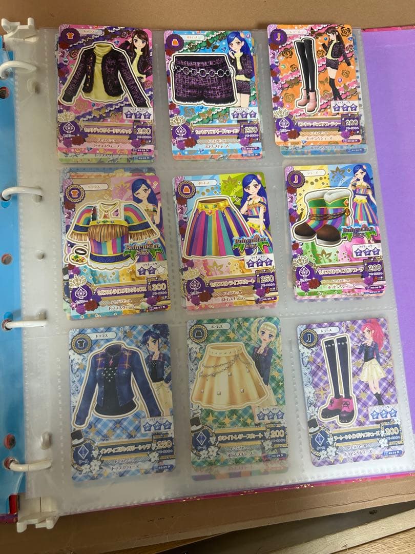 アイカツ 9ポケットバインダー＆カード49枚