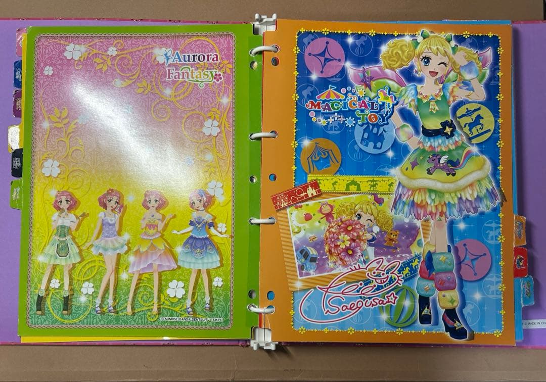 アイカツ 9ポケットバインダー＆カード49枚