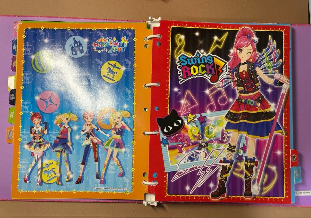 アイカツ 9ポケットバインダー＆カード49枚