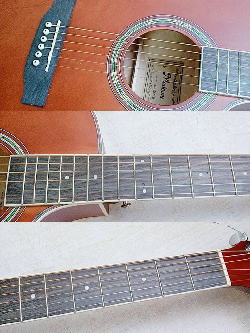 Mademu MCG40B-KF-M アコースティックギター ソフトケース付