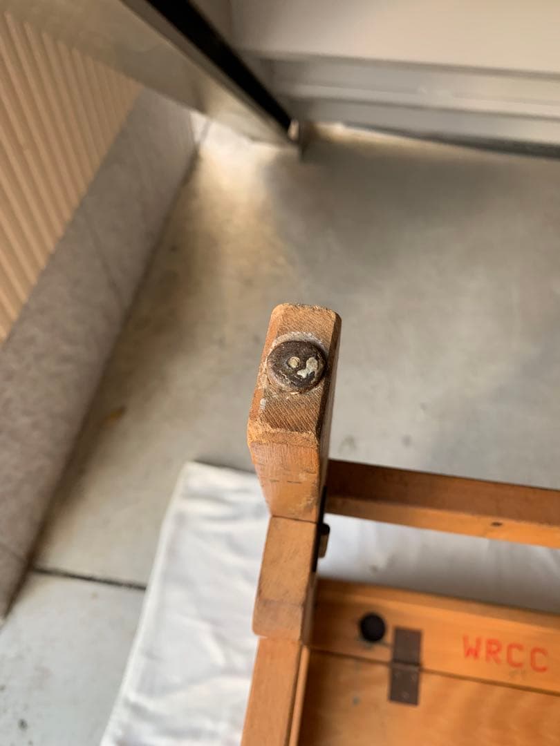 イギリス ミッドセンチュリー スクールデスク ESAVIAN社製 UK 折り畳み