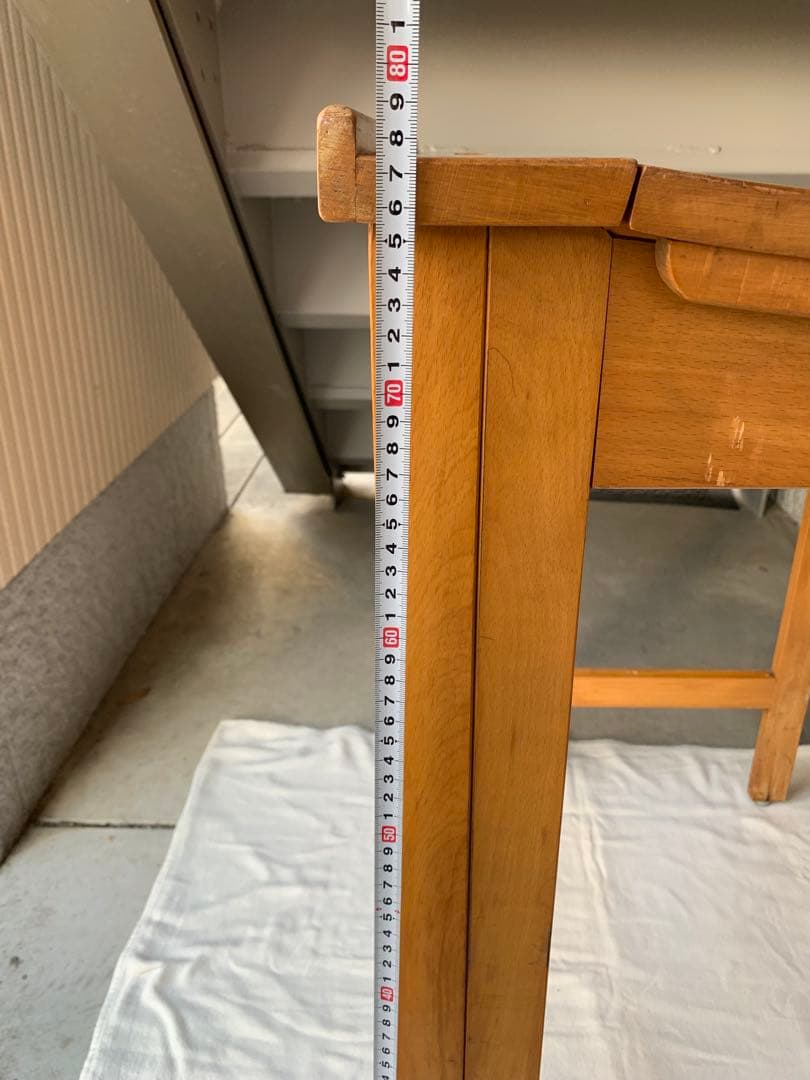 イギリス ミッドセンチュリー スクールデスク ESAVIAN社製 UK 折り畳み